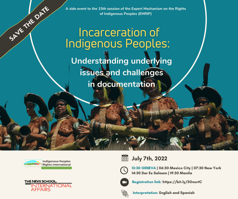 Incarceration Of Indigenous Peoples Understanding Underlying Issues And Challenges In Documentation 